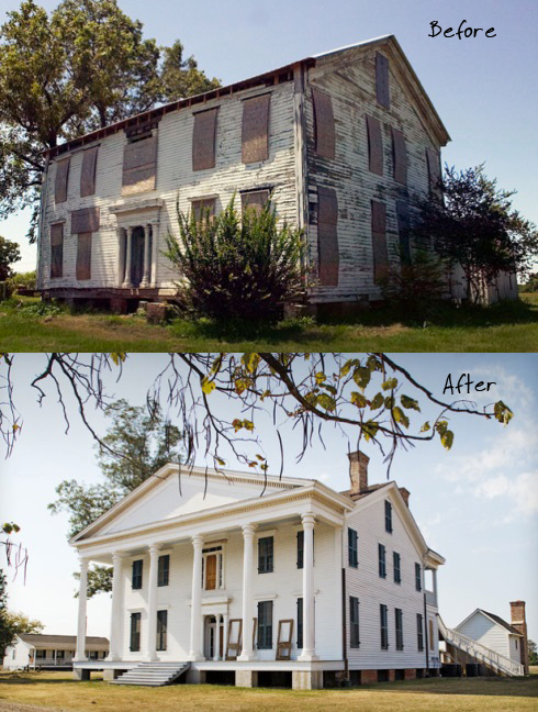 A Mississippi Civil-war era home restored