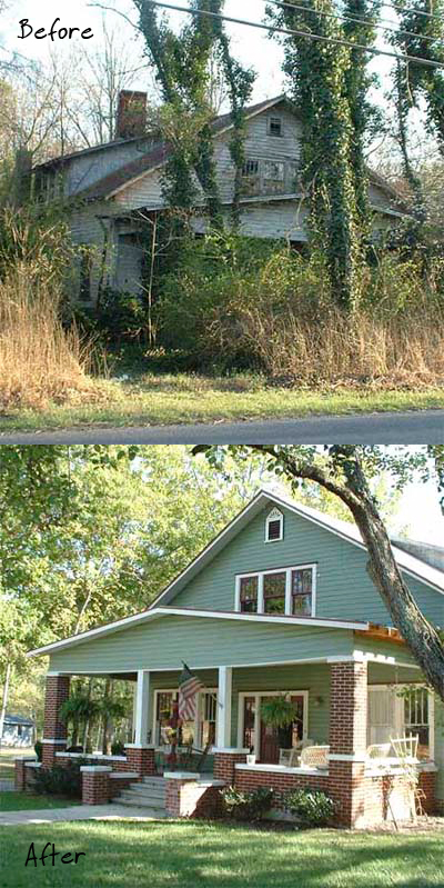A Scary Overgrown Mess Transformed Into a Gorgeous Home - Living Vintage