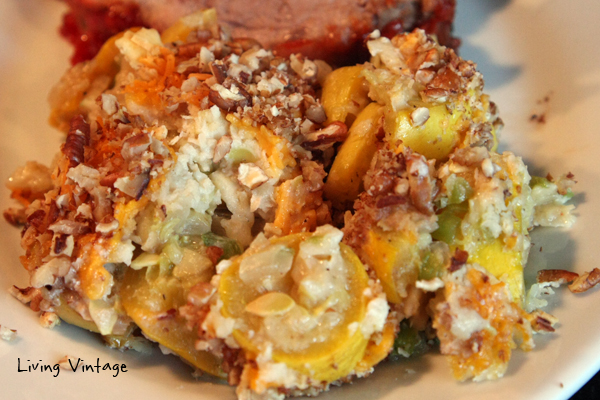 Old-Fashioned Southern Squash Casserole - Living Vintage