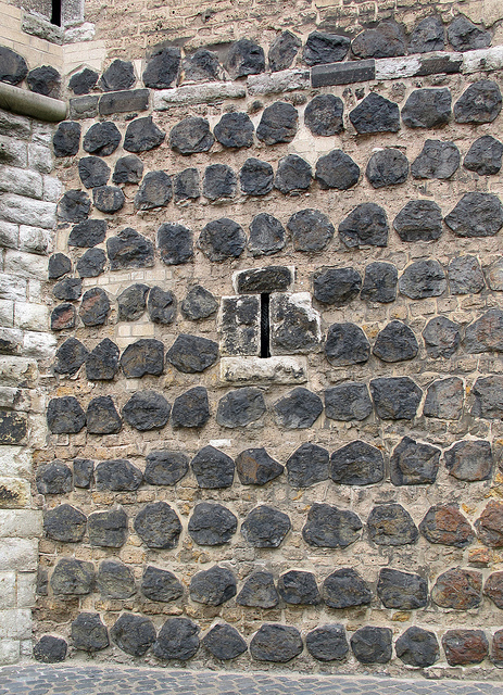 the beautiful symmetry of a rock wall