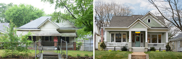 One Cool House  in Atlanta - Before and After {Living Vintage)