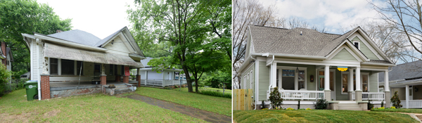 One Cool House  in Atlanta - Before and After {Living Vintage)