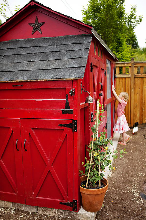 One of my favorite chicken coop designs - one of 8 picks for this week's Friday Favorites