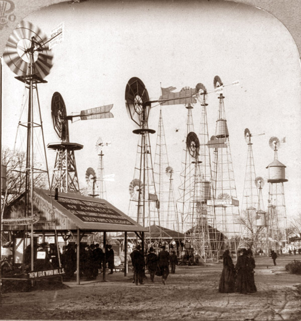 a fascinating vintage photo of windmills for sale - one of 8 picks for this week's Friday Favorites - Living Vintage