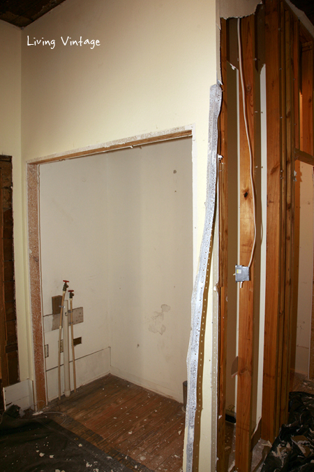 One closet that was used for the washer/dryer hookups.