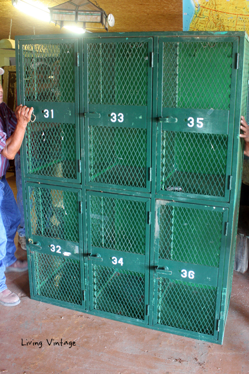 Wonderful lockers at Pieces of the Past