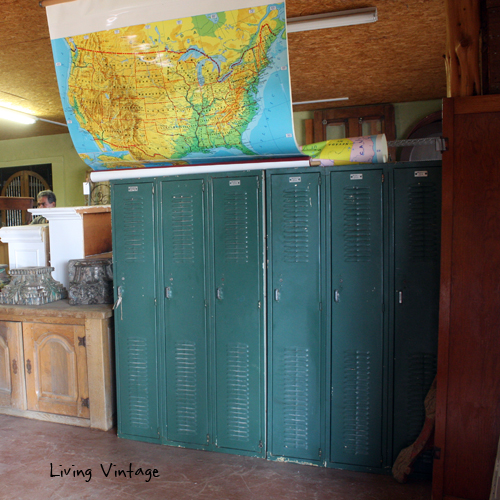 another set of wonderful lockers at Pieces of the Past