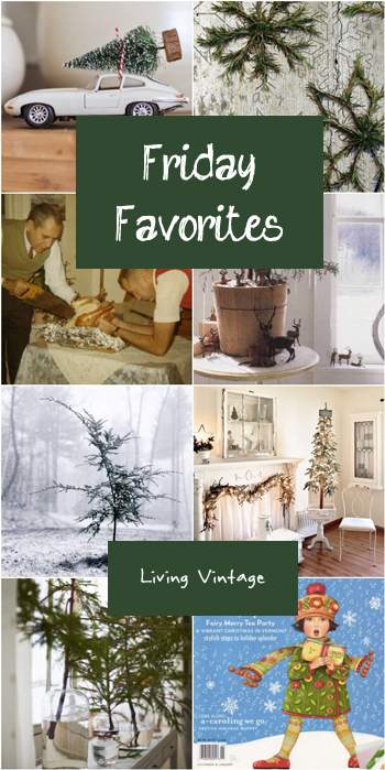 Friday Favorites - Christmas green - Living Vintage