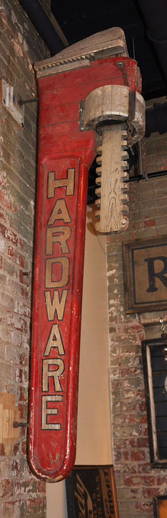 a stunning old hardware sign - one of 8 picks for this week's Friday Favorites