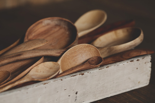 a tight shot of wooden spoons - one of 8 picks for this week's Friday Favorites