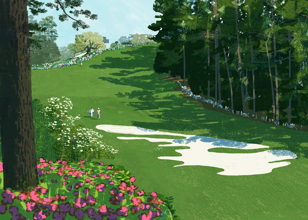 an illustrated golf course - one of 8 picks for this week's Friday Favorites