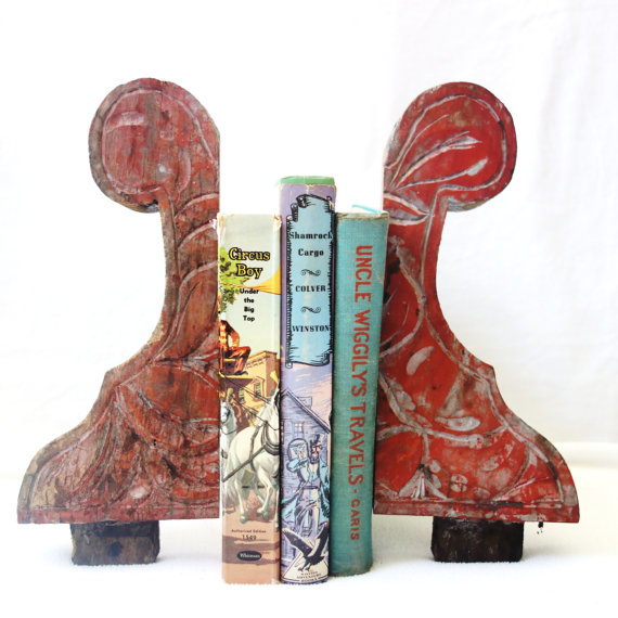 pretty architectural remnants repurposed as bookends - one of 8 picks for this week's Friday Favorites