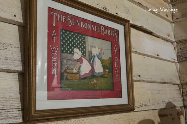 The Sunbonnet Babies at Work -- one of many laundry collectibles in this post!