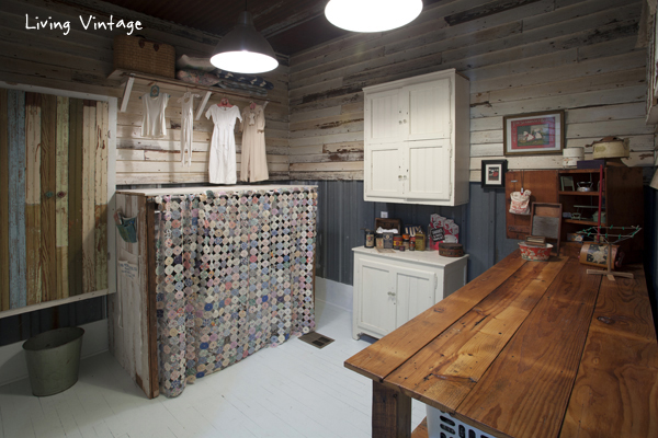 a wonderful, vintage laundry room - lots more photos @ Living Vintage