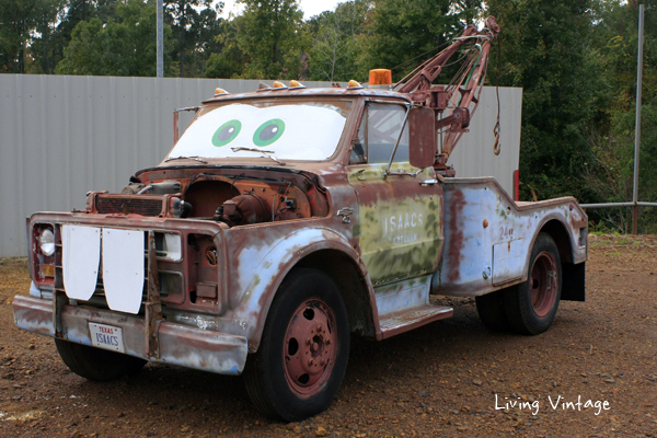 Mater from the movie, Cars, in real life