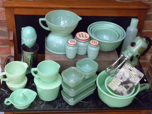 an impressive jadeite collection - one of 8 picks for this week's Friday Favorites