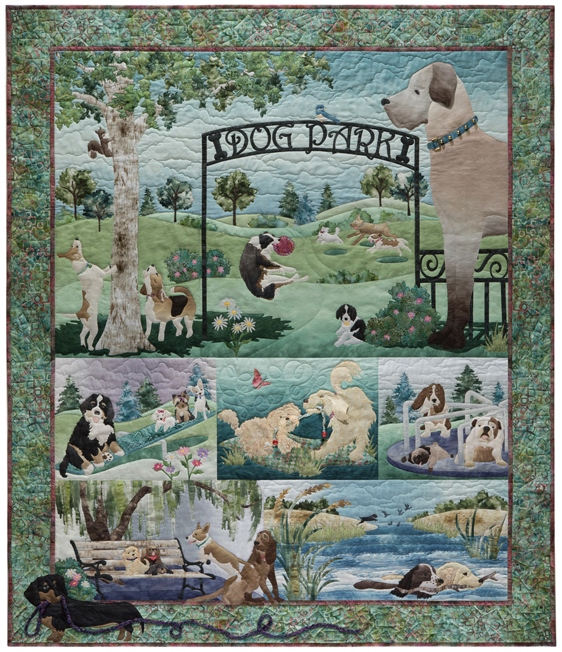 an impressive dog park quilt pattern - one of 8 picks for this week's Friday Favorites