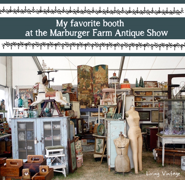 My favorite booth at Marburger Farm Antique Show