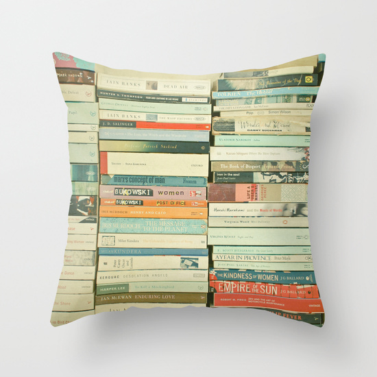 a fun pillow a book lover will adore - one of 8 picks for this week's Friday Favorites