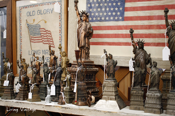 a really fun Statue of Liberty collection spotted in A Wilder Place in Time's booth
