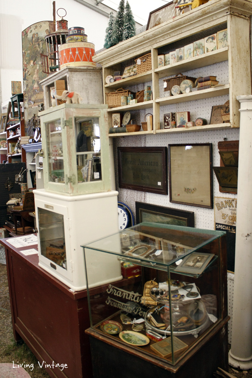 a wide angle shot of the booth