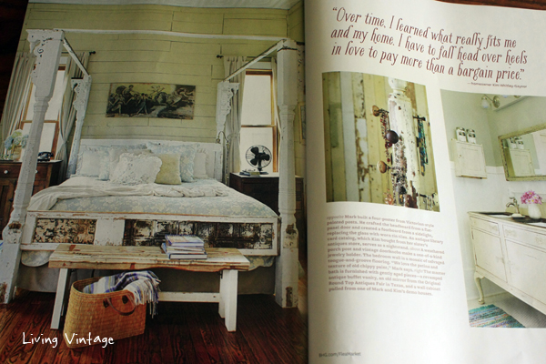 Our home is in the new issue of Flea Market Style
