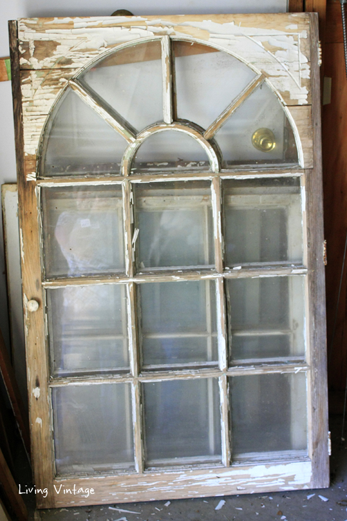 a pair of gorgeous reclaimed windows for a new shed project