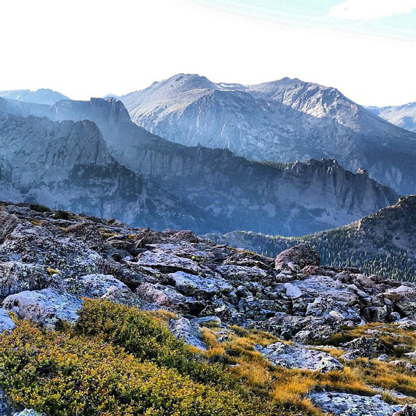 a beautiful mountaintop scene, apparently ram and marmot territory - one of 8 picks for this week's Friday Favorites