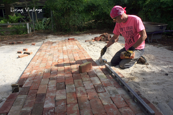 the slow but rewarding process of laying brick