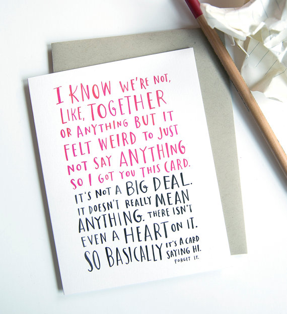 an awkward (and funny!) greeting card - one of 8 picks for this week's Friday Favorites
