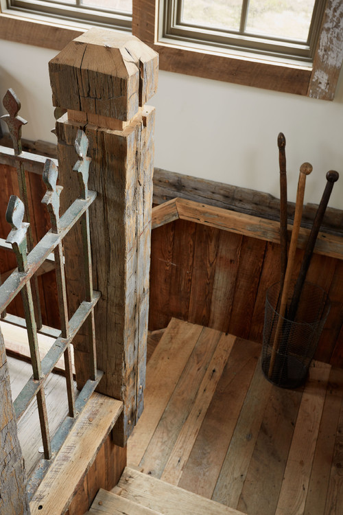 a pretty and rustic staircase - one of 8 picks for this week's Friday Favorites