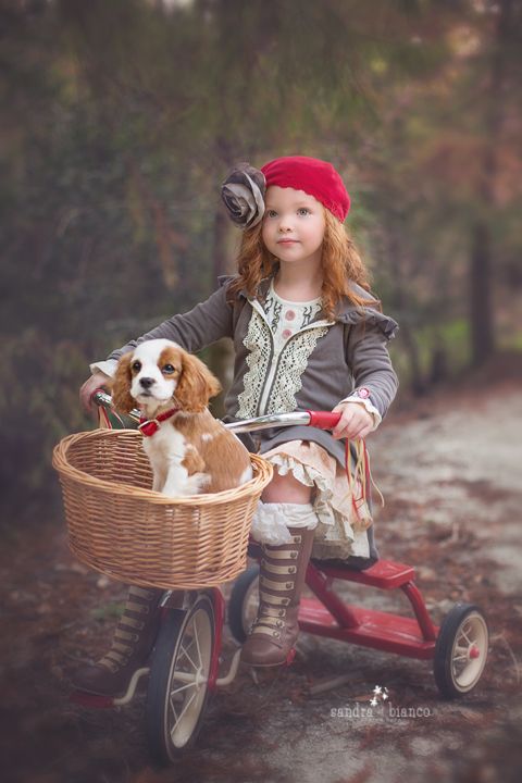 an adorable little girl and her puppy - one of 8 picks for this week's Friday Favorites