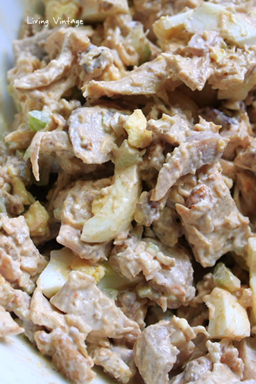 A easy, tasty chicken salad recipe made with rotisserie chicken