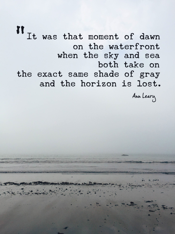 A quote for today regarding the sea and the sky