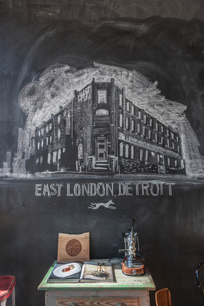 LOVE this chalkboard illustration -- it's displayed in a coffee shop in Detroit | one of 8 picks for this week's Friday Favorites