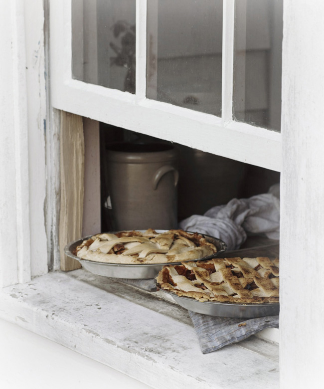 fresh-baked pies cooling on the window sill and other comforts of home -- one of 8 picks for this week's Friday Favorites