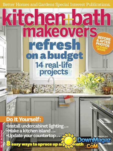 Our home is again in print, this time in BHG's Kitchen and Bath Makeovers!