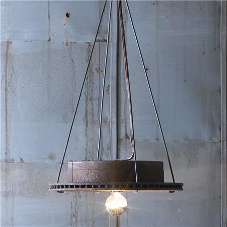a cool industrial light fixture made with an old rotor -- one of 8 picks for this week's Friday Favorites