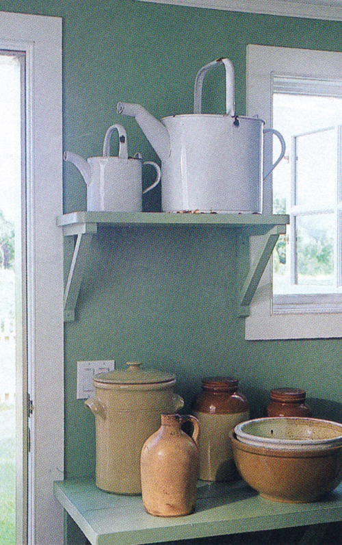 open shelving before it was cool - (See more photos of this One Cool House @ Living Vintage)