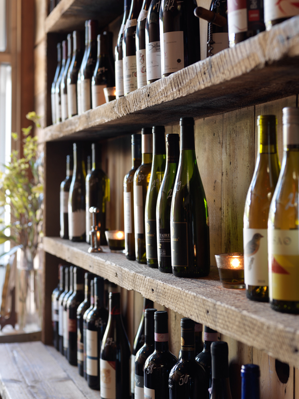 beautiful sturdy shelving made with reclaimed wood