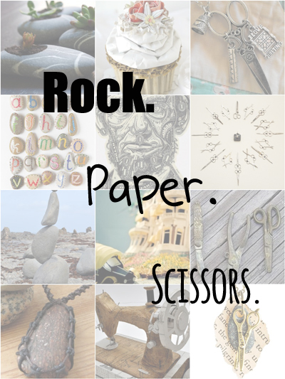 Rock. Paper. Scissors. #4 at Living Vintage