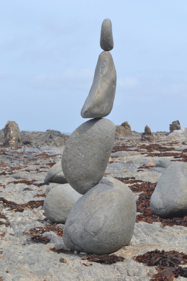 amazing artfully balanced rocks - one of my 12 picks for Rock. Paper. Scissors