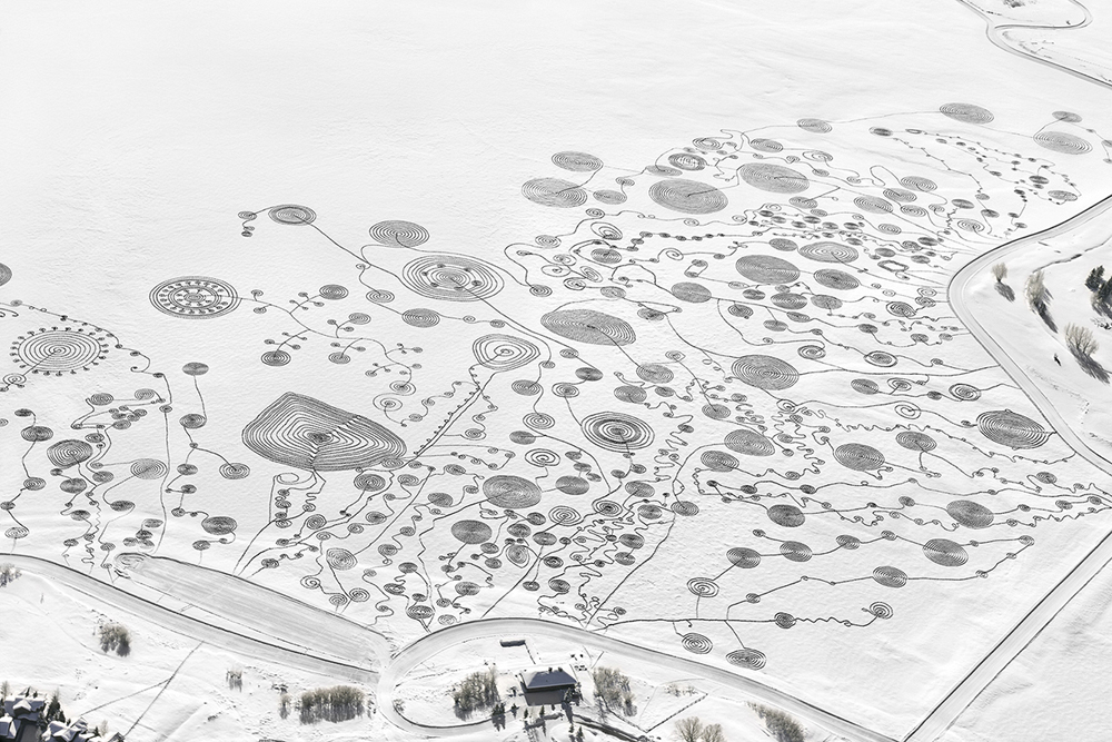 magnificent art in the snow -- one of 8 picks for this week's Friday Favorites