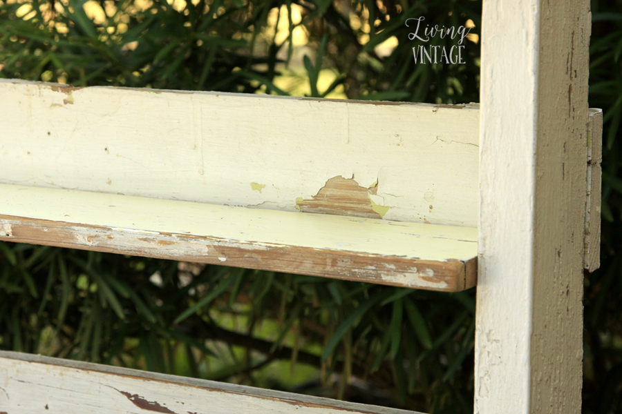 Reclaimed Trim Transformed Into a Potting Bench