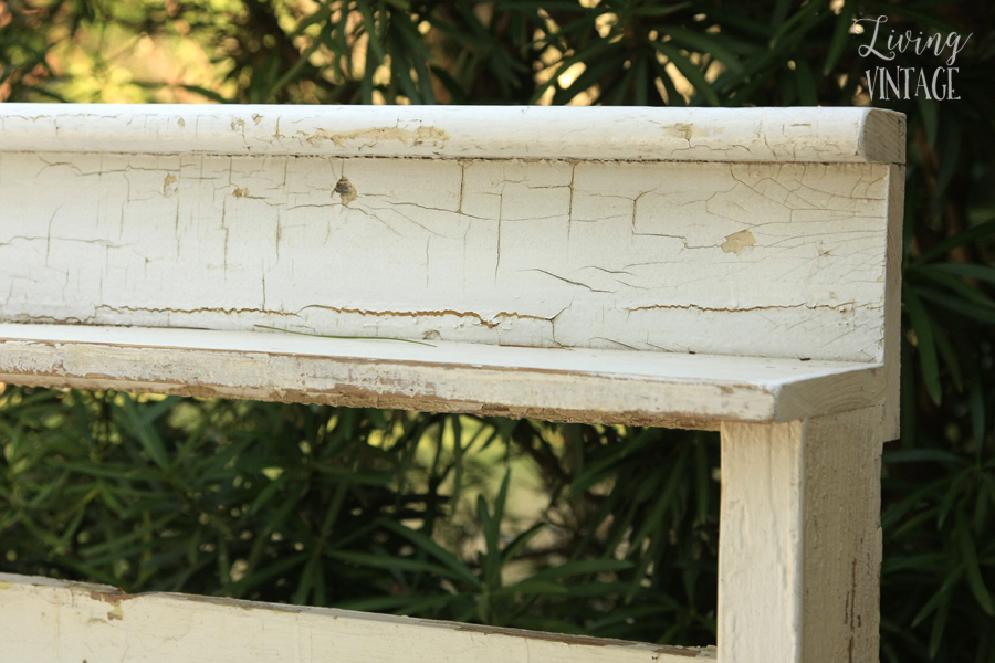 Reclaimed Trim Transformed Into a Potting Bench