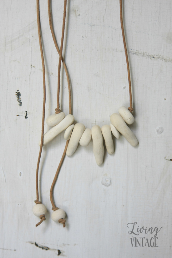 One of Hellooow Handmade's pretty handmade necklaces - see more and enter the giveaway @ Living Vintage
