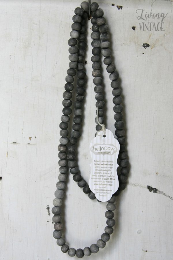 One of Hellooow Handmade's pretty handmade necklaces - see more and enter the giveaway @ Living Vintage