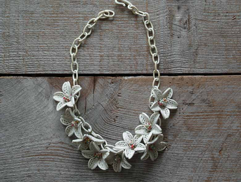 a wonderful antique celluloid necklace -- one of 8 picks for this week's Friday Favorites