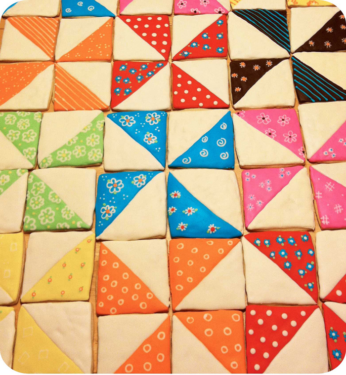 really cute quilt cookies - one of 8 picks for this week's Friday Favorites