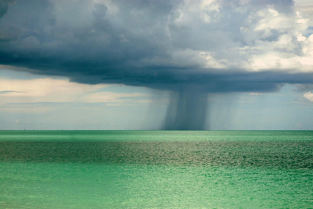 the pretty blues and greens of a storm out at sea - one of 8 picks for this week's Friday Favorites